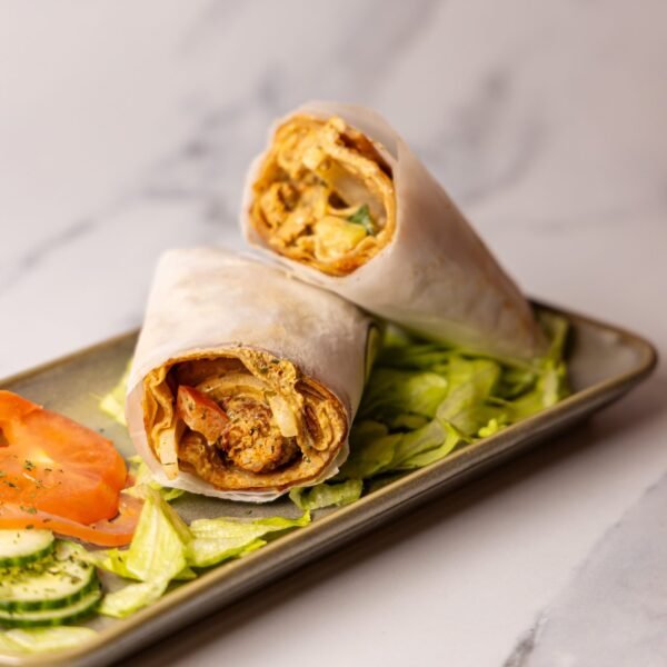 Spicy Bihari Kebab Wrap