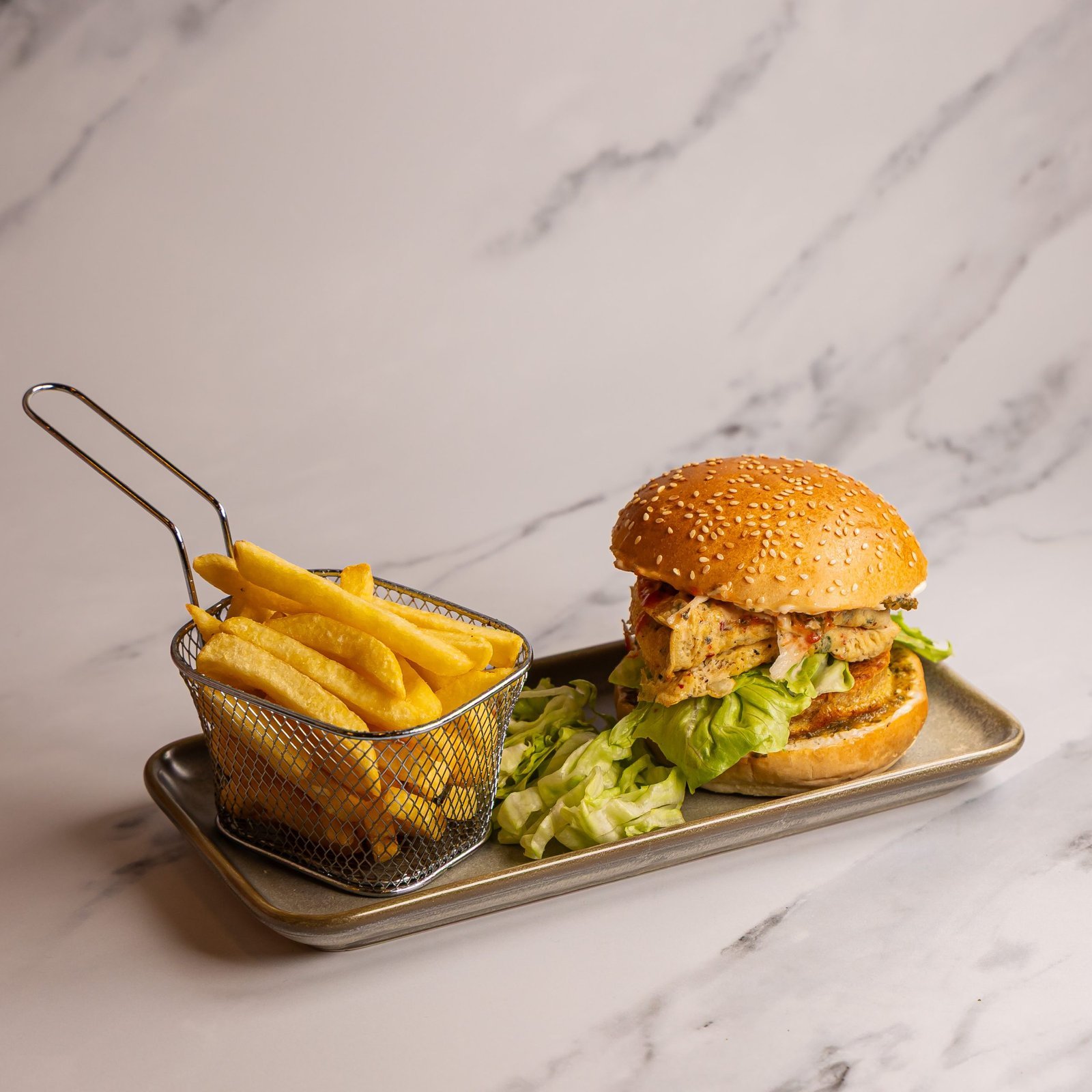 Lamb Bun Burger